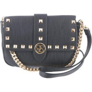 Jennifer Crossbody Bag Faux Leather Magnetic Flap Meteorite